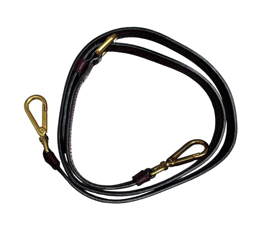 Prada Burgundy Leather Gold Hardware Satchel Crossbody Strap Replacement